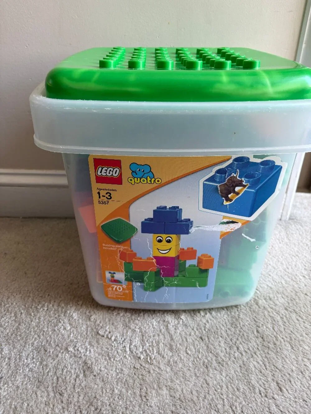 RARE and Vintage, Lego Quatro blocks for toddlers